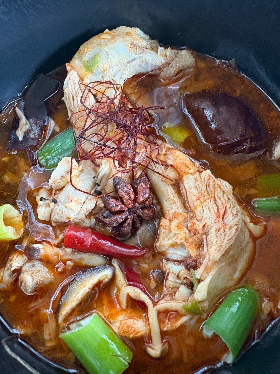 参鶏湯・薬膳火鍋のコース